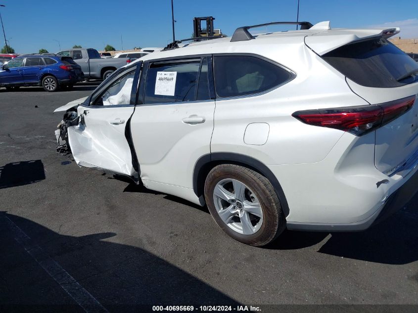 2021 Toyota Highlander Le VIN: 5TDZZRAH9MS056334 Lot: 40695669