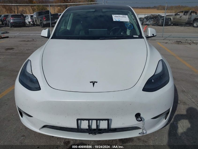 2021 Tesla Model Y Performance Dual Motor All-Wheel Drive VIN: 5YJYGDEF8MF303912 Lot: 40695686