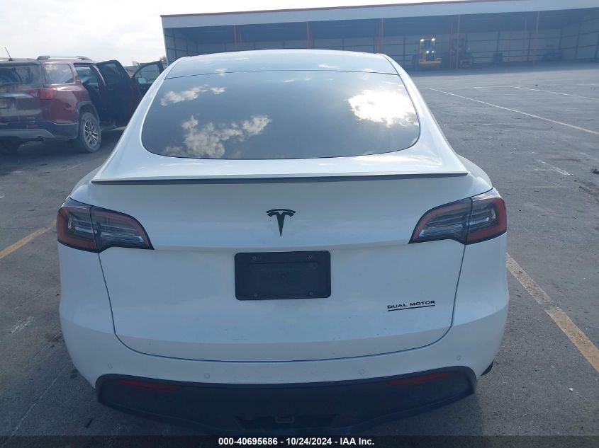 2021 Tesla Model Y Performance Dual Motor All-Wheel Drive VIN: 5YJYGDEF8MF303912 Lot: 40695686