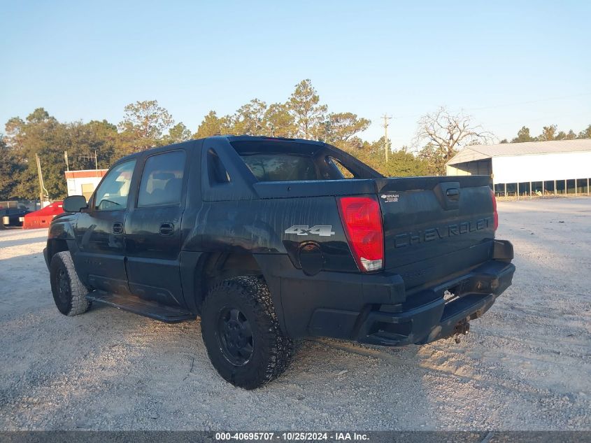 2002 Chevrolet Avalanche 1500 K1500 VIN: 3GNEK13T62G319307 Lot: 40695707