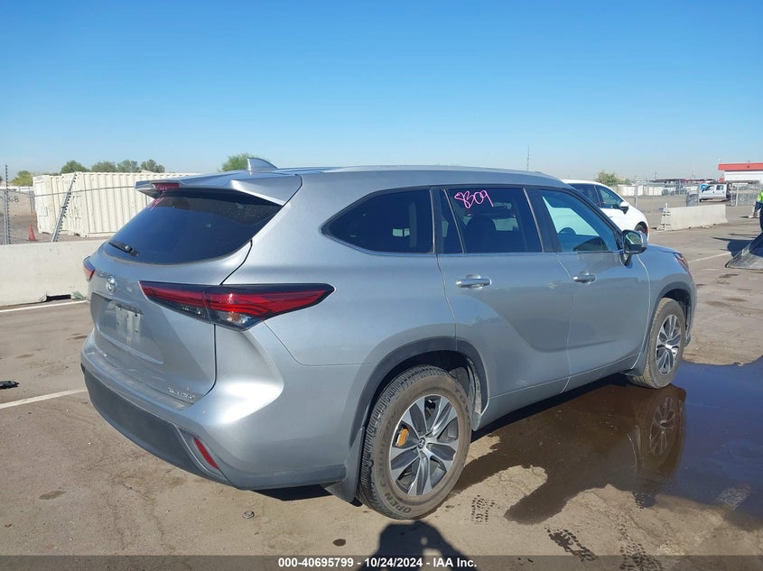 VIN 5TDKDRBHXPS046737 2023 TOYOTA HIGHLANDER XLE