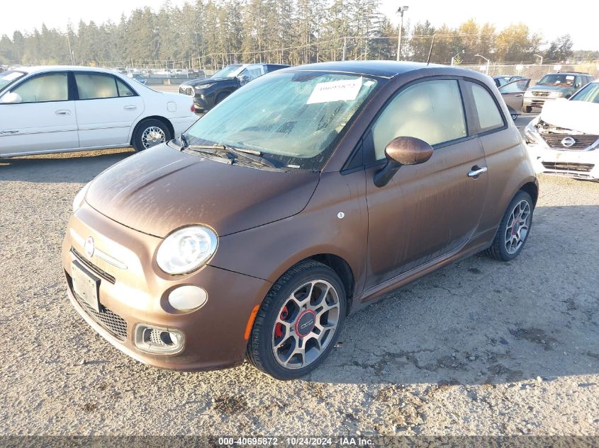 VIN 3C3CFFBR8DT536394 2013 FIAT 500 no.2