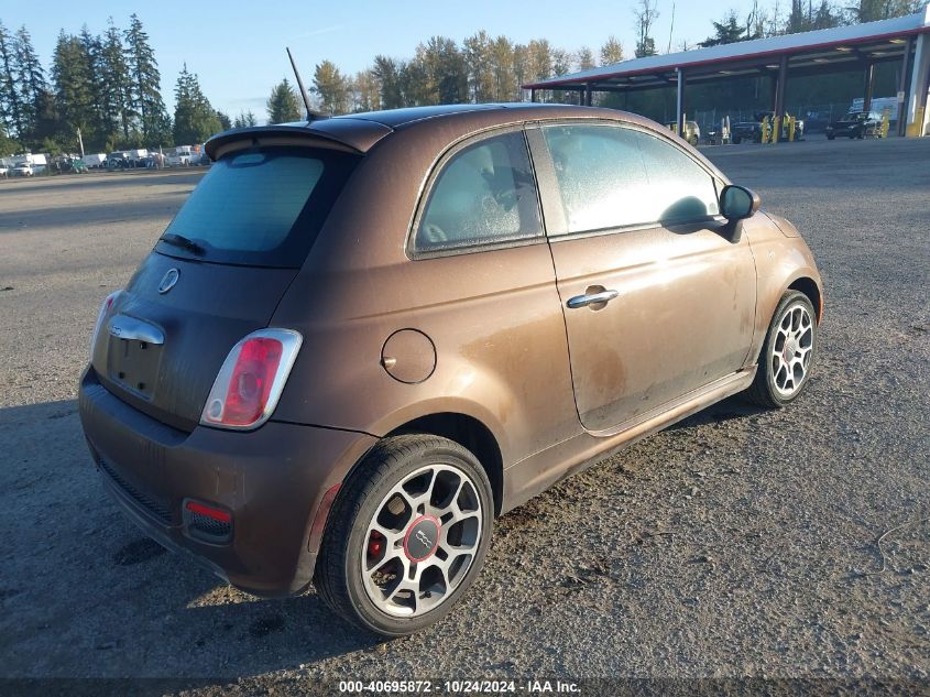 VIN 3C3CFFBR8DT536394 2013 FIAT 500 no.4