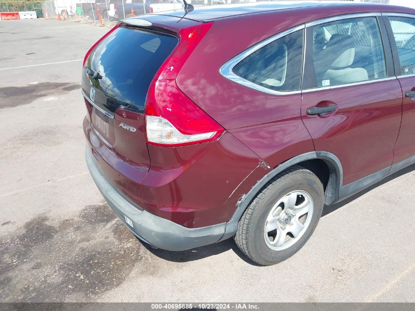 2012 Honda Cr-V Lx VIN: 5J6RM4H39CL072880 Lot: 40695885