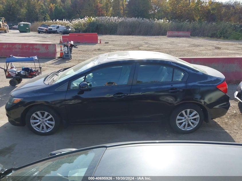 2012 Honda Civic Ex-L VIN: 2HGFB2F91CH503432 Lot: 40695926