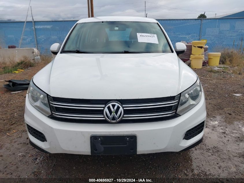 2012 Volkswagen Tiguan S VIN: WVGBV7AX5CW565694 Lot: 40695927