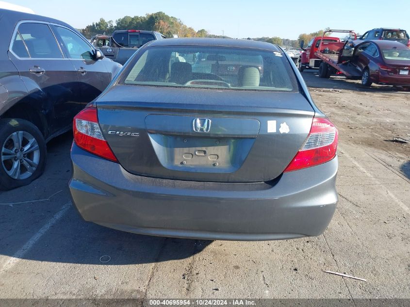 2012 Honda Civic Sdn Lx VIN: 2HGFB2F50CH325848 Lot: 40695954