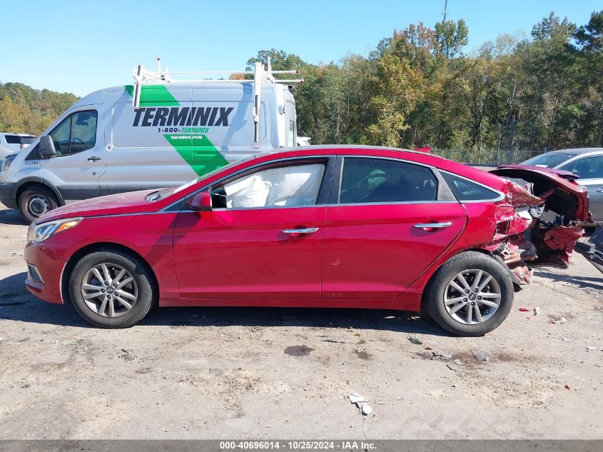 2017 Hyundai Sonata Se VIN: 5NPE24AF7HH523508 Lot: 40696014