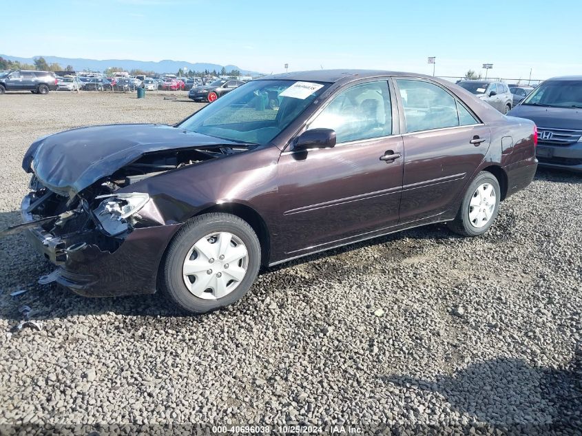 2004 Toyota Camry Le VIN: 4T1BE32K24U878436 Lot: 40696038