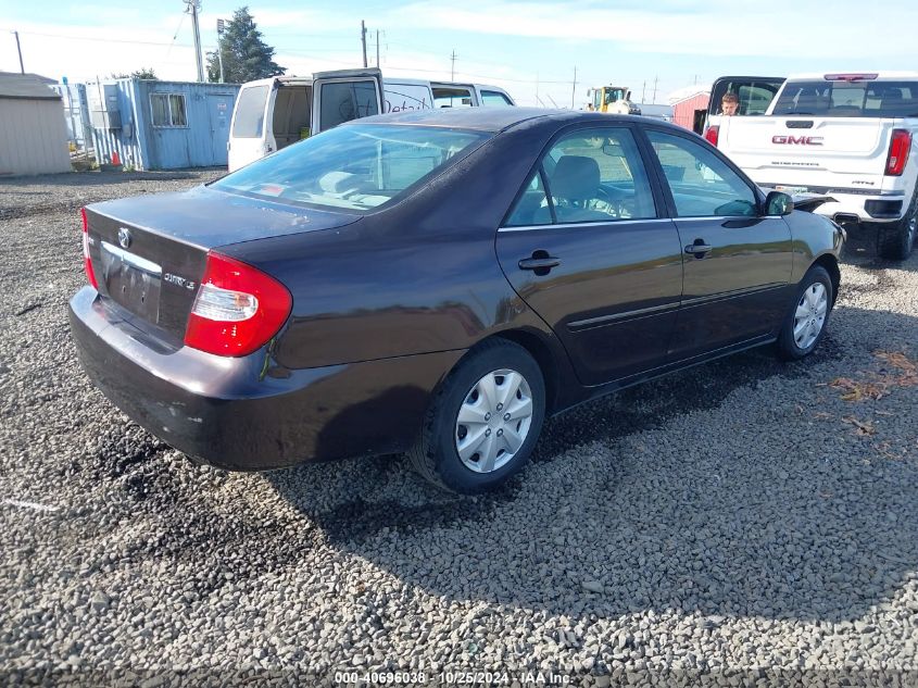 2004 Toyota Camry Le VIN: 4T1BE32K24U878436 Lot: 40696038