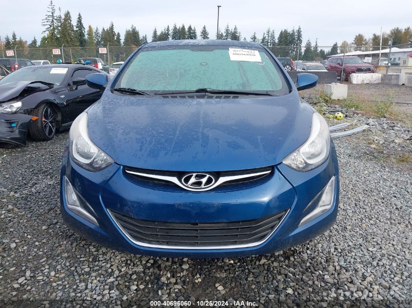 2014 Hyundai Elantra Se VIN: KMHDH4AE3EU054660 Lot: 40696060