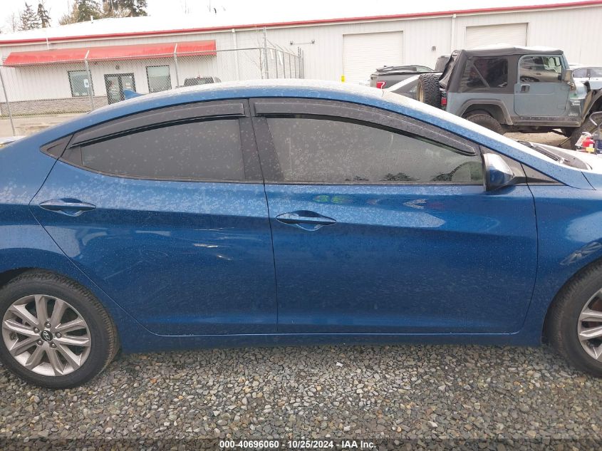 2014 Hyundai Elantra Se VIN: KMHDH4AE3EU054660 Lot: 40696060