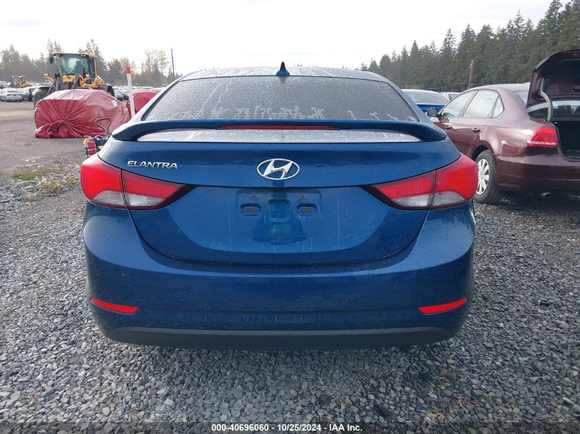 2014 Hyundai Elantra Se VIN: KMHDH4AE3EU054660 Lot: 40696060