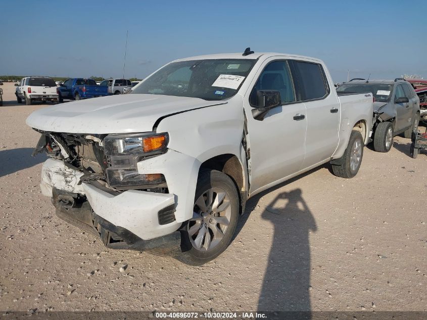 2022 Chevrolet Silverado 1500 Ltd 4Wd Short Bed Custom VIN: 3GCPYBEK4NG125339 Lot: 40696072