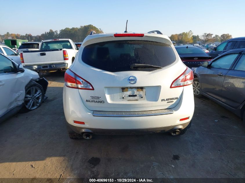 2014 Nissan Murano Le VIN: JN8AZ1MW6EW504026 Lot: 40696153