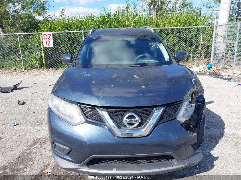 2016 Nissan Rogue S VIN: KNMAT2MT0GP661671 Lot: 40696177