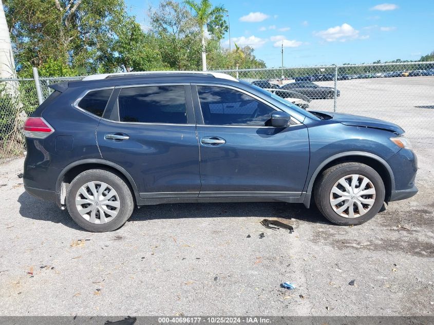 2016 Nissan Rogue S VIN: KNMAT2MT0GP661671 Lot: 40696177