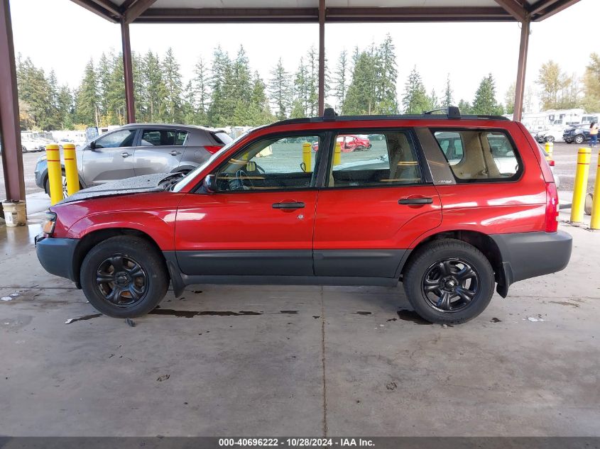 2003 Subaru Forester X VIN: JF1SG63643H747649 Lot: 40696222