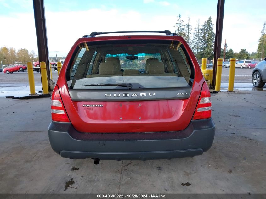 2003 Subaru Forester X VIN: JF1SG63643H747649 Lot: 40696222