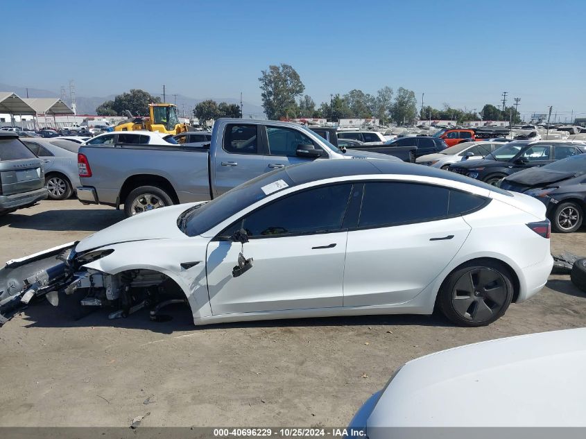 2022 Tesla Model 3 Long Range Dual Motor All-Wheel Drive VIN: 5YJ3E1EB7NF166877 Lot: 40696229