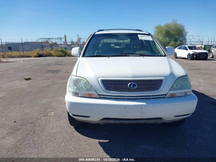 2002 Lexus Rx 300 VIN: JTJHF10U120275645 Lot: 40696230