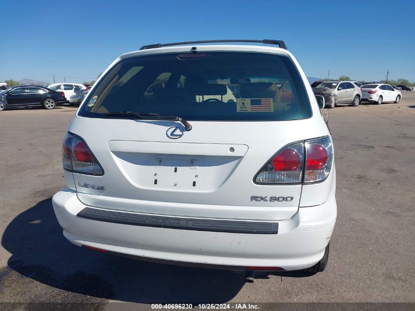 2002 Lexus Rx 300 VIN: JTJHF10U120275645 Lot: 40696230