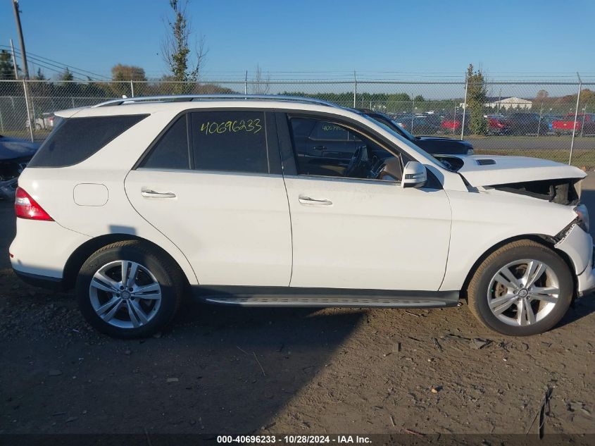 2015 Mercedes-Benz Ml 350 4Matic VIN: 4JGDA5HBXFA565520 Lot: 40696233