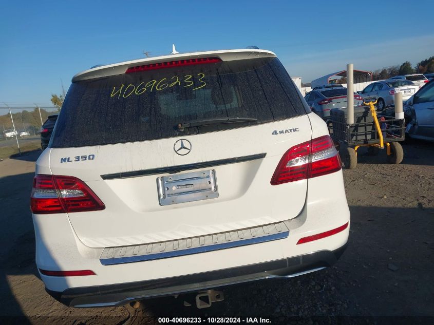 2015 Mercedes-Benz Ml 350 4Matic VIN: 4JGDA5HBXFA565520 Lot: 40696233