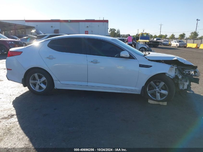 2014 Kia Optima Lx VIN: 5XXGM4A78EG345935 Lot: 40696256