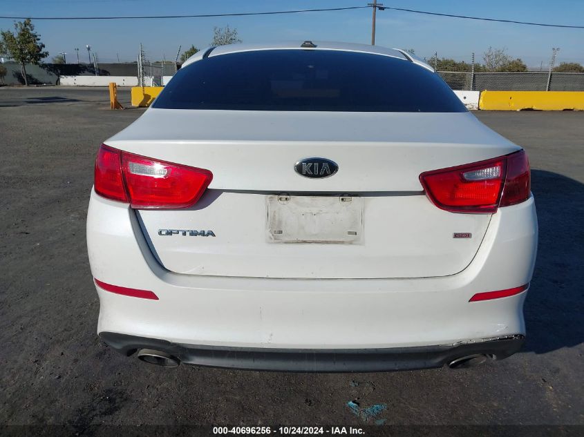 2014 Kia Optima Lx VIN: 5XXGM4A78EG345935 Lot: 40696256