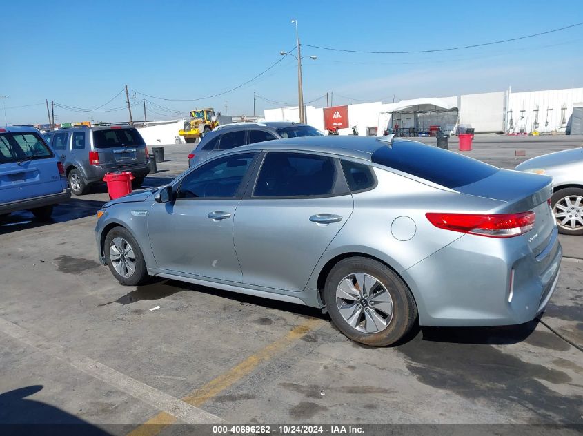 2017 Kia Optima Hybrid VIN: KNAGT4LC8H5006076 Lot: 40696262