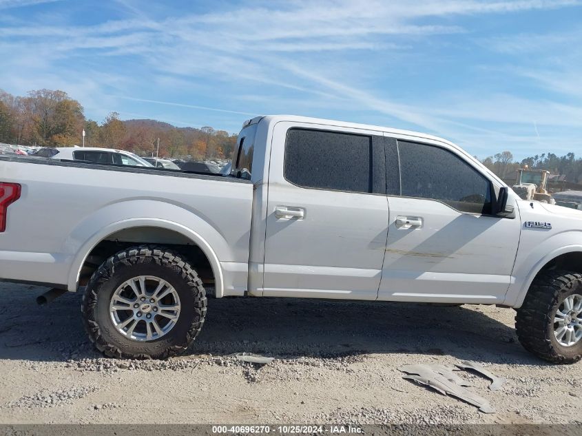 2017 Ford F-150 Lariat VIN: 1FTEW1EG6HKE45794 Lot: 40696270