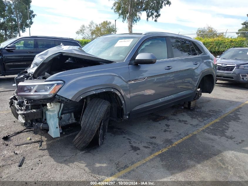 2022 Volkswagen Atlas Cross Sport 2.0T Se W/Technology VIN: 1V2KC2CA5NC220934 Lot: 40696297