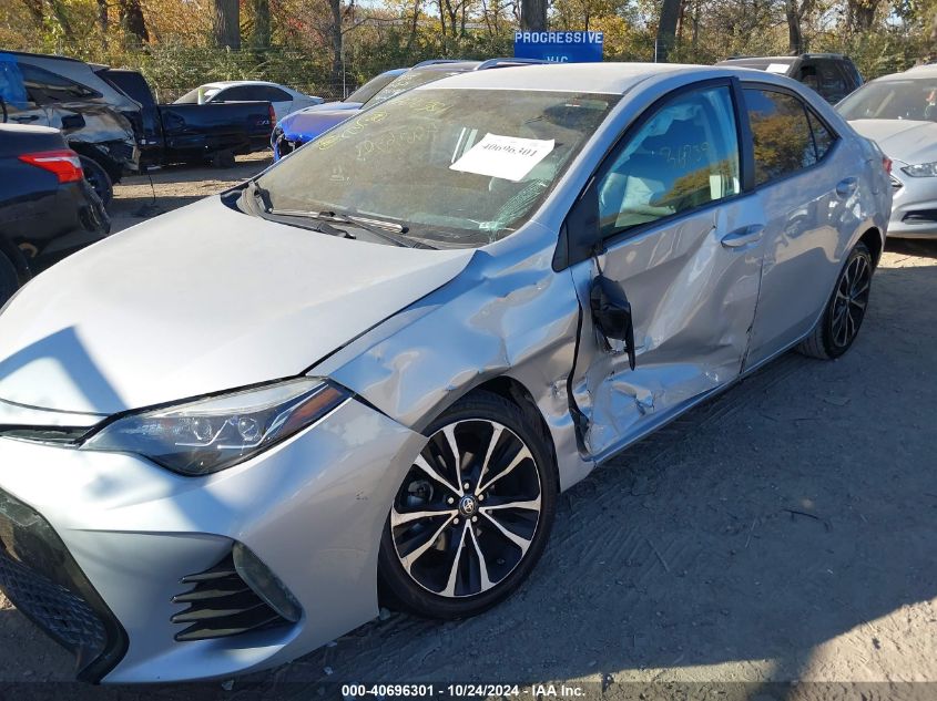 2019 Toyota Corolla Se VIN: 2T1BURHE0KC126045 Lot: 40696301