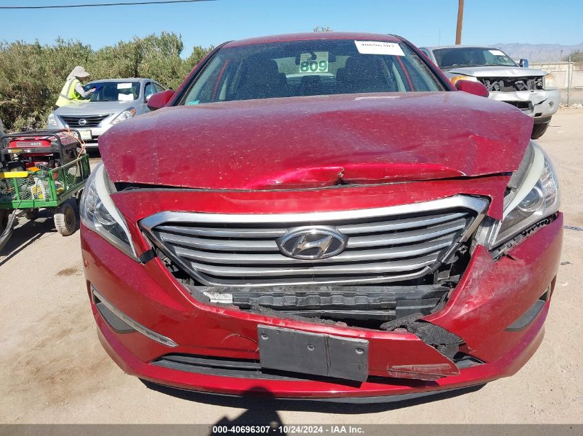 2015 HYUNDAI SONATA SE - 5NPE24AF0FH164922