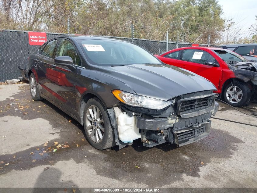 VIN 3FA6P0HD4HR149316 2017 Ford Fusion, SE no.1