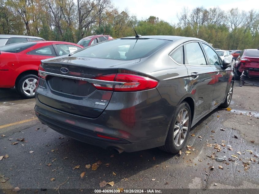 VIN 3FA6P0HD4HR149316 2017 Ford Fusion, SE no.4