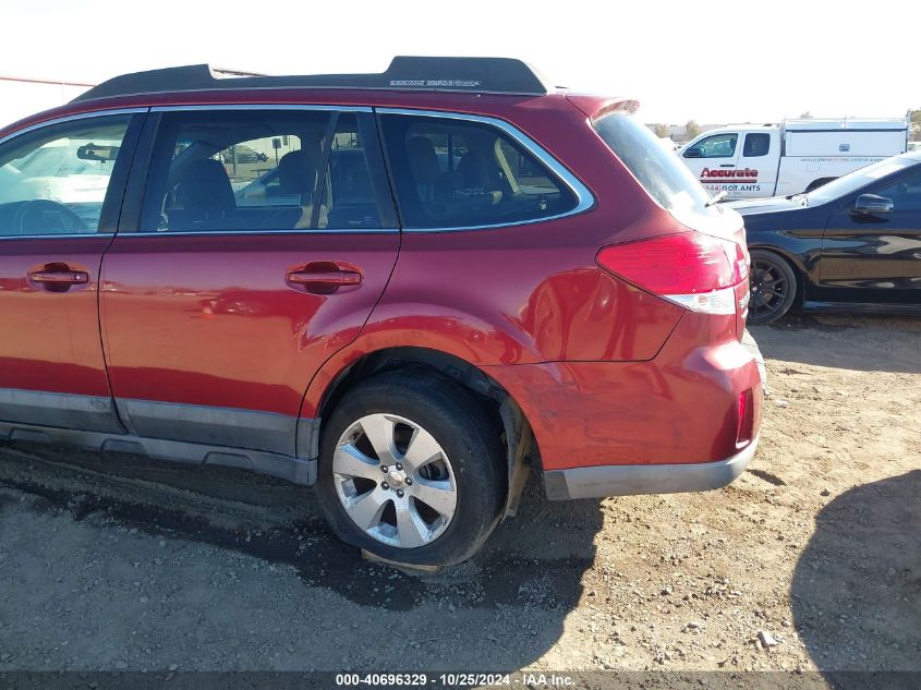 2011 Subaru Outback 2.5I Premium VIN: 4S4BRBCC8B3319000 Lot: 40696329