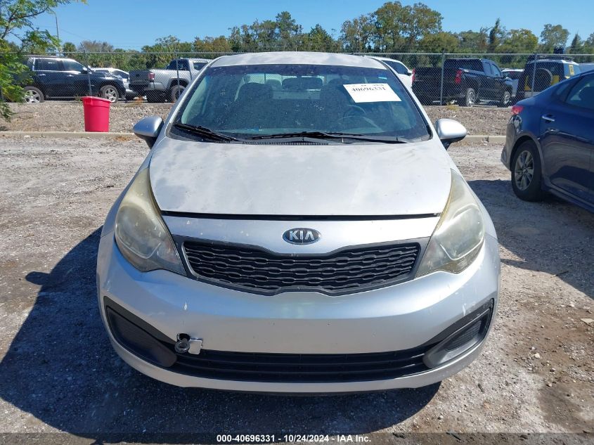 2014 Kia Rio Lx VIN: KNADM4A38E6365002 Lot: 40696331