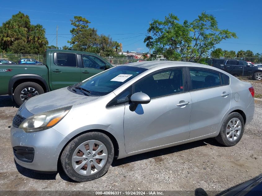 2014 Kia Rio Lx VIN: KNADM4A38E6365002 Lot: 40696331