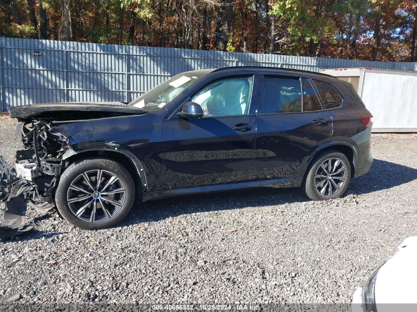 2022 BMW X5 xDrive40I VIN: 5UXCR6C03N9K75431 Lot: 40696332