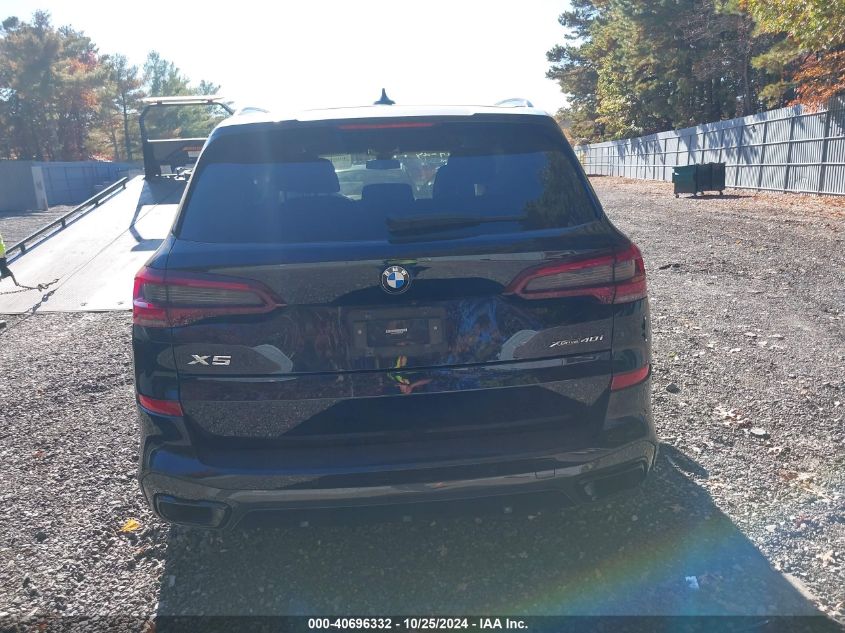 2022 BMW X5 xDrive40I VIN: 5UXCR6C03N9K75431 Lot: 40696332