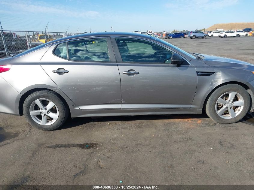 2014 Kia Optima Lx VIN: 5XXGM4A7XEG337609 Lot: 40696338