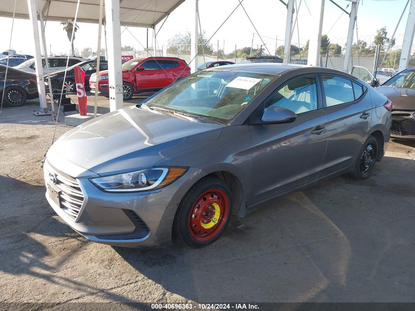 Vin: kmhd84lf9ju592084, lot: 41185687, hyundai elantra sel 20182
