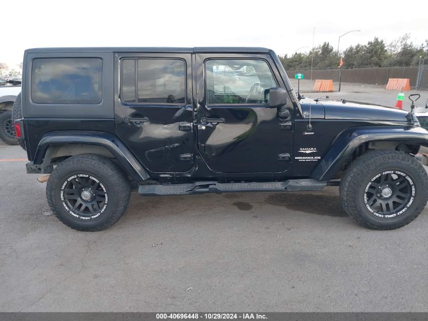 2013 Jeep Wrangler Unlimited Sahara VIN: 1C4BJWEG2DL666957 Lot: 40696448