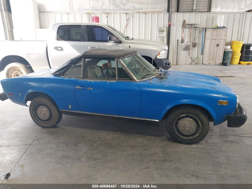 1977 Fiat 124 Spider VIN: 124CS10113987 Lot: 40696487