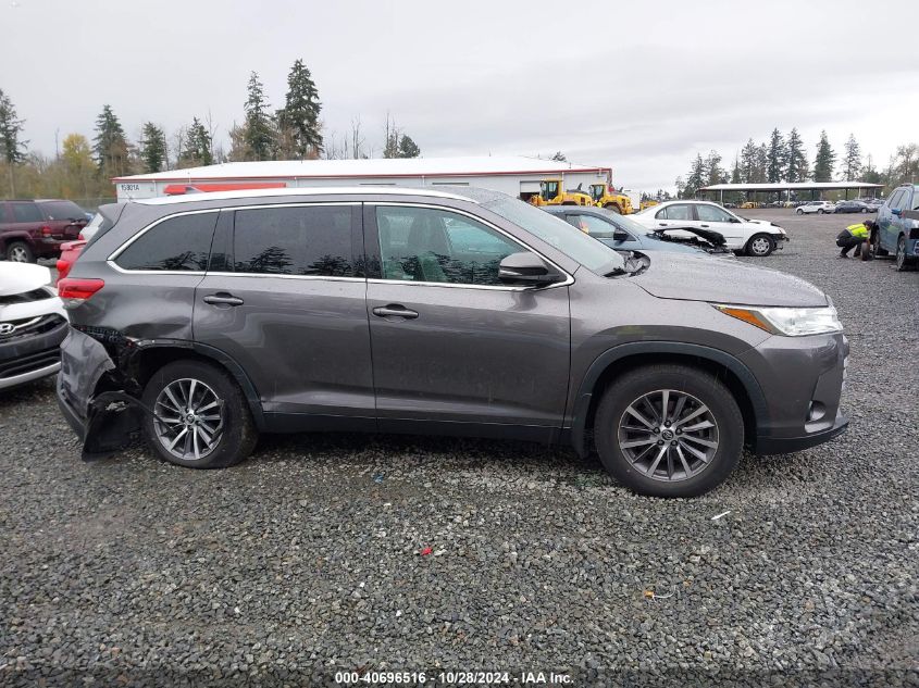 2019 Toyota Highlander Xle VIN: 5TDJZRFH3KS588603 Lot: 40696516