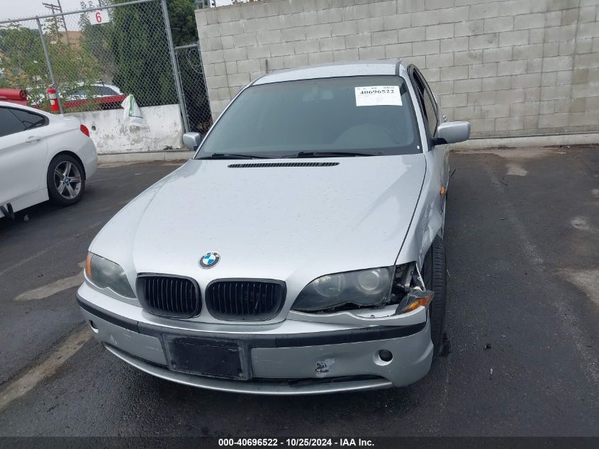 2003 BMW 325I VIN: WBAET37473NH03996 Lot: 40696522