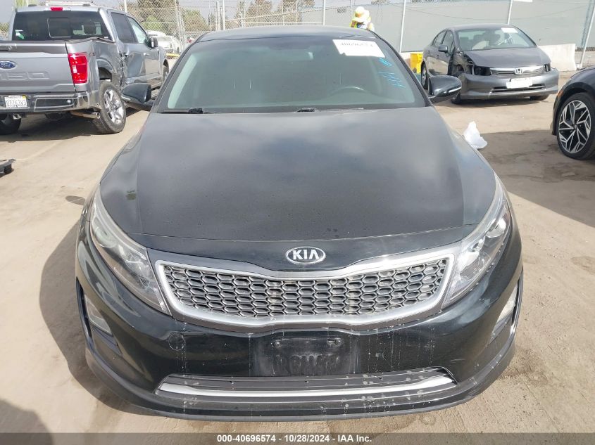 2016 Kia Optima Hybrid VIN: KNAGM4AD7G5095727 Lot: 40696574