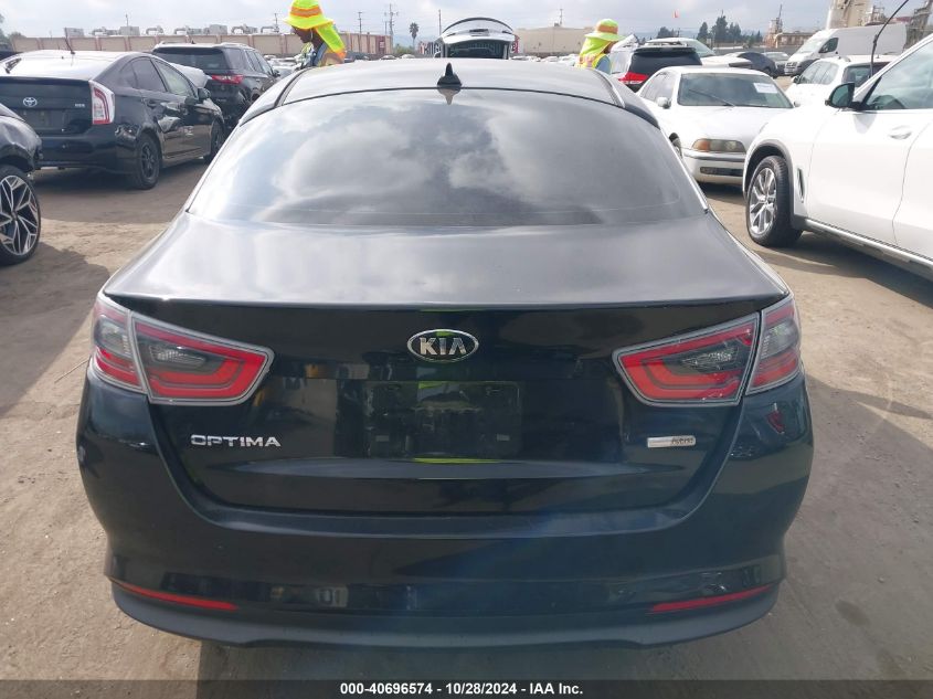 2016 Kia Optima Hybrid VIN: KNAGM4AD7G5095727 Lot: 40696574